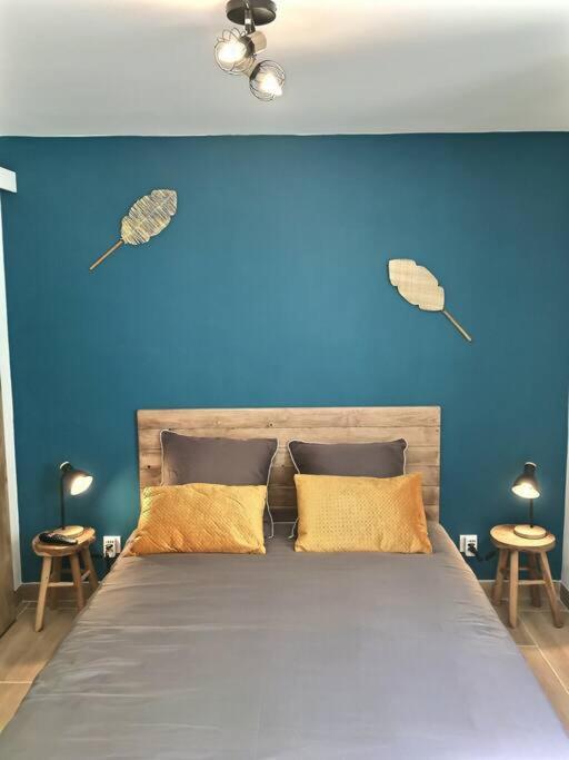 Bleu Lavande - Coquet Appartement Ambiance Village Istres Exterior photo